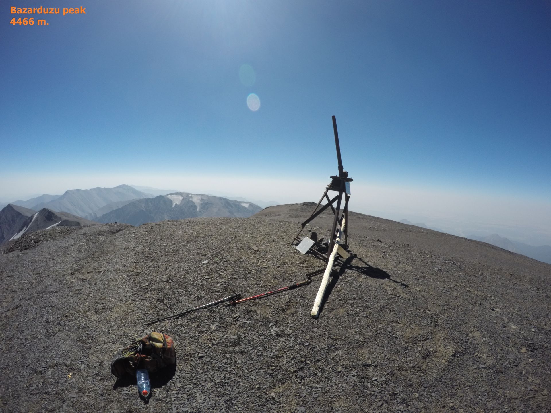 Mountain river crossing